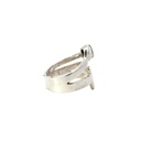 Sterling Silver Ring with Sapphire