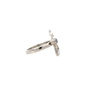 Sterling Silver Ring with Sapphire