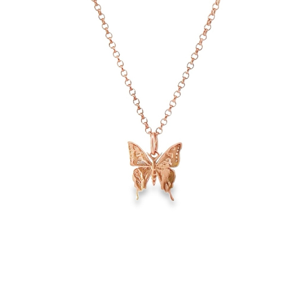 Ulysses Butterfly Pendant In 9K Rose Gold (copy)