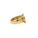 Gold Ring Featuring Red Spinels