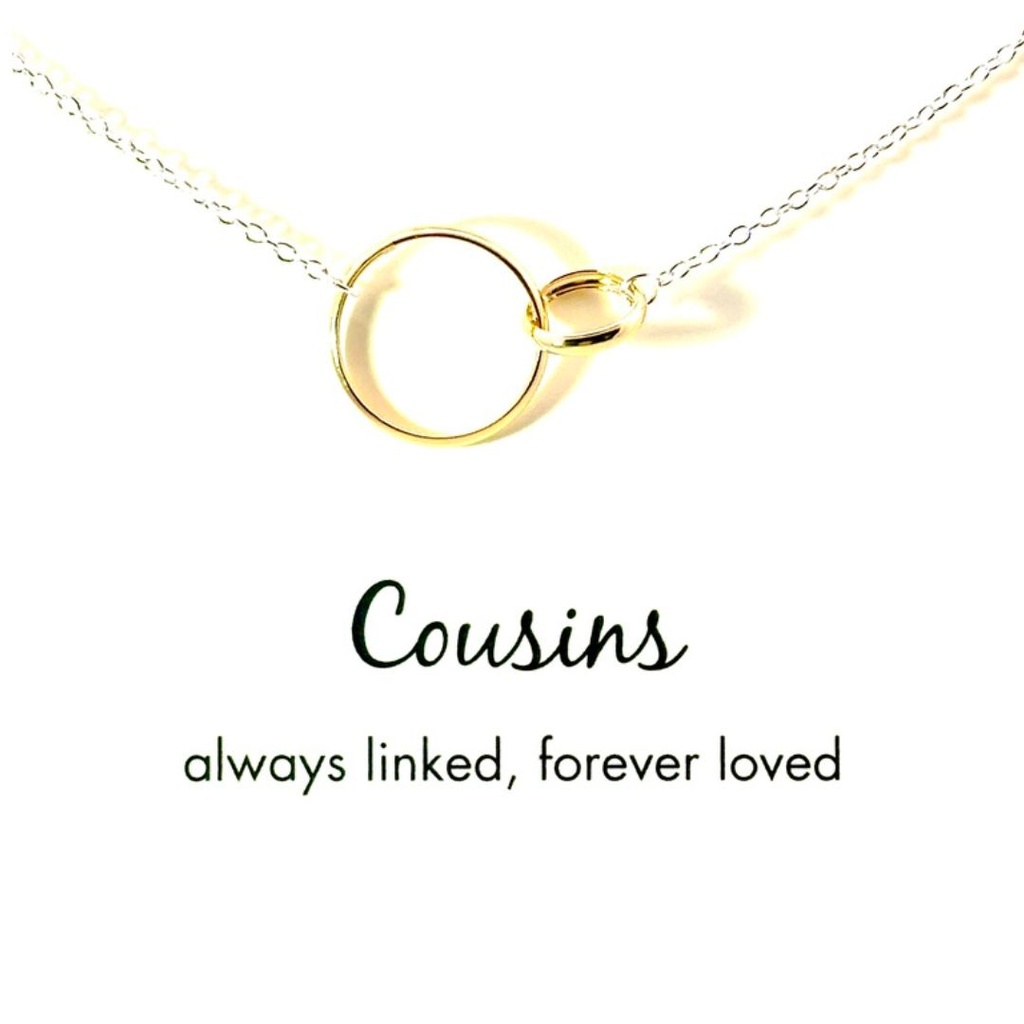 Petals Silver Necklace | "Cousins" With Linked Circles