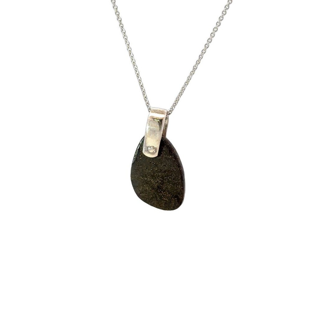 Sterling Silver Boulder Opal Pendant