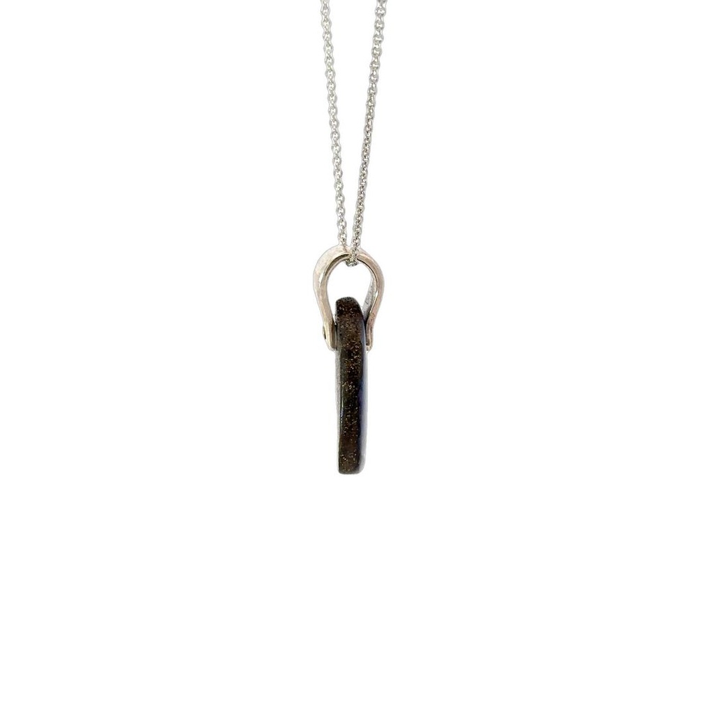 Sterling Silver Boulder Opal Pendant
