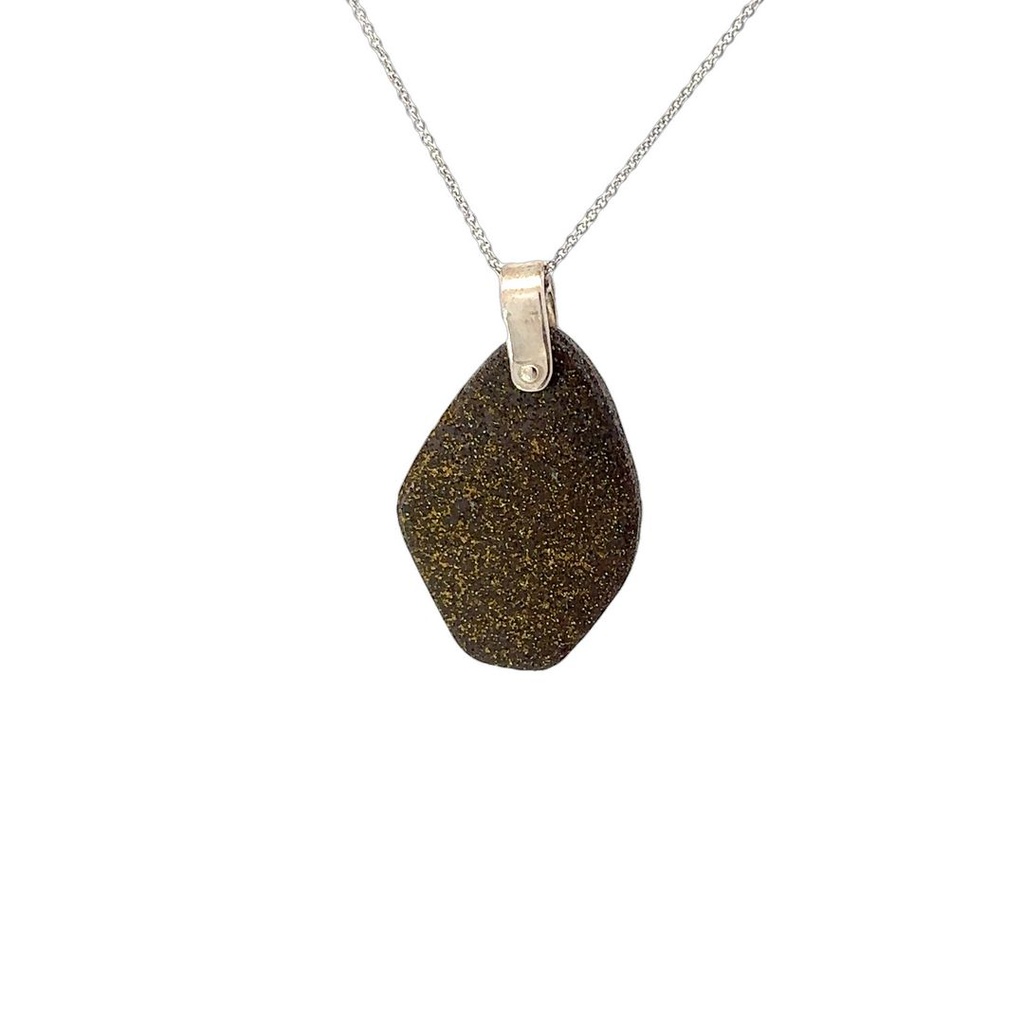 Australian Boulder Opal Pendant with Silver
