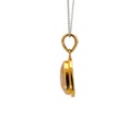 Queensland Boulder Opal Pendant in Gold Plate