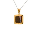 Solid Boulder Opal Pendant