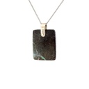Australian Boulder Opal Pendant with Silver