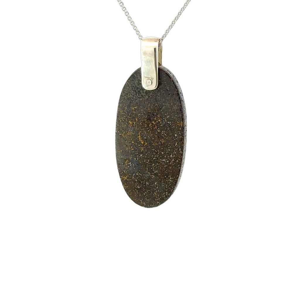Sterling Silver Boulder Opal Pendant