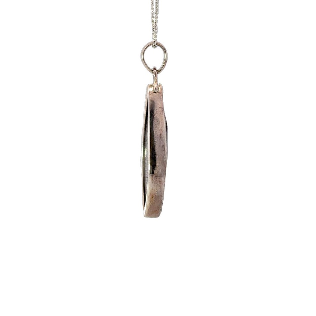 Sterling Silver Boulder Opal Pendant