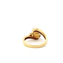 18ct Yellow Gold South Sea Pearl & Diamond Ring