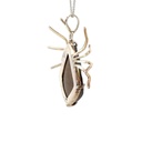 Sterling Silver Boulder Opal Spider Pendant