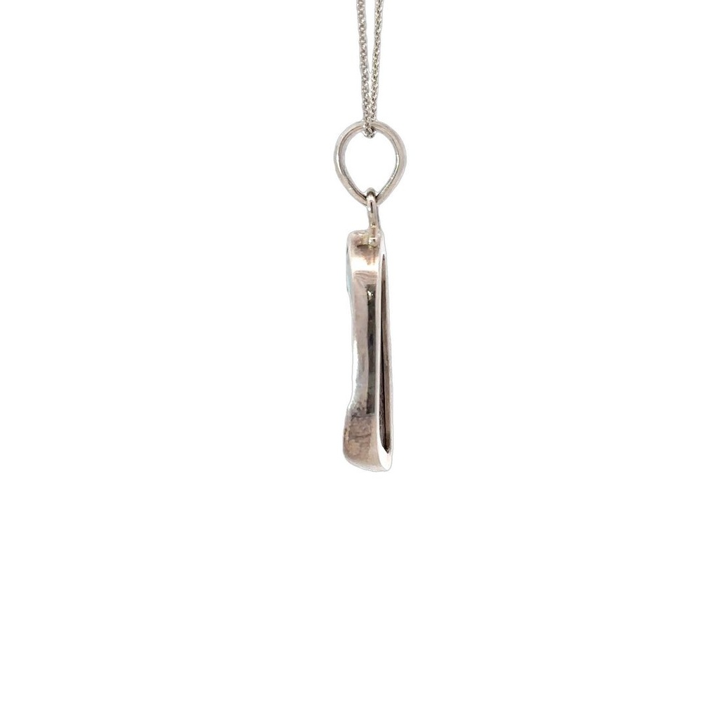 Boulder Opal Pendant in Sterling Silver