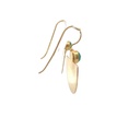 Earrings | Gold Plated Brass Tiered Moons