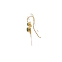 Earrings | Gold Plated Brass Tiered Moons