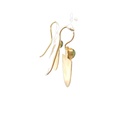Earrings | Gold Plated Brass Half Moons