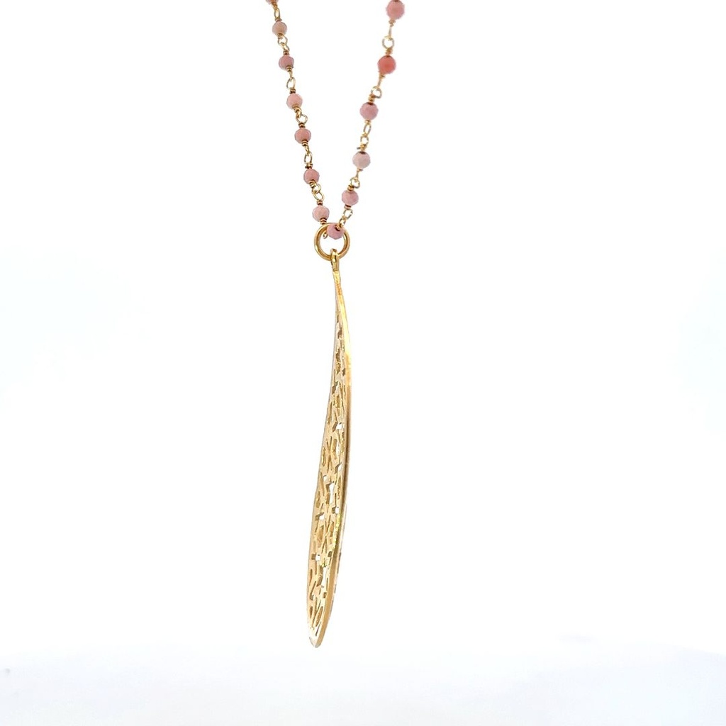 Necklace | Lotus Flower with Mixed Stones
