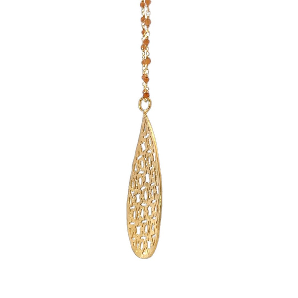 Necklace | Lotus Flower with Mixed Stones