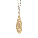 Necklace | Lotus Flower with Mixed Stones
