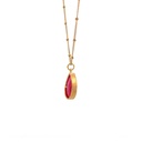 Necklace | Lotus Flower with Mixed Stones