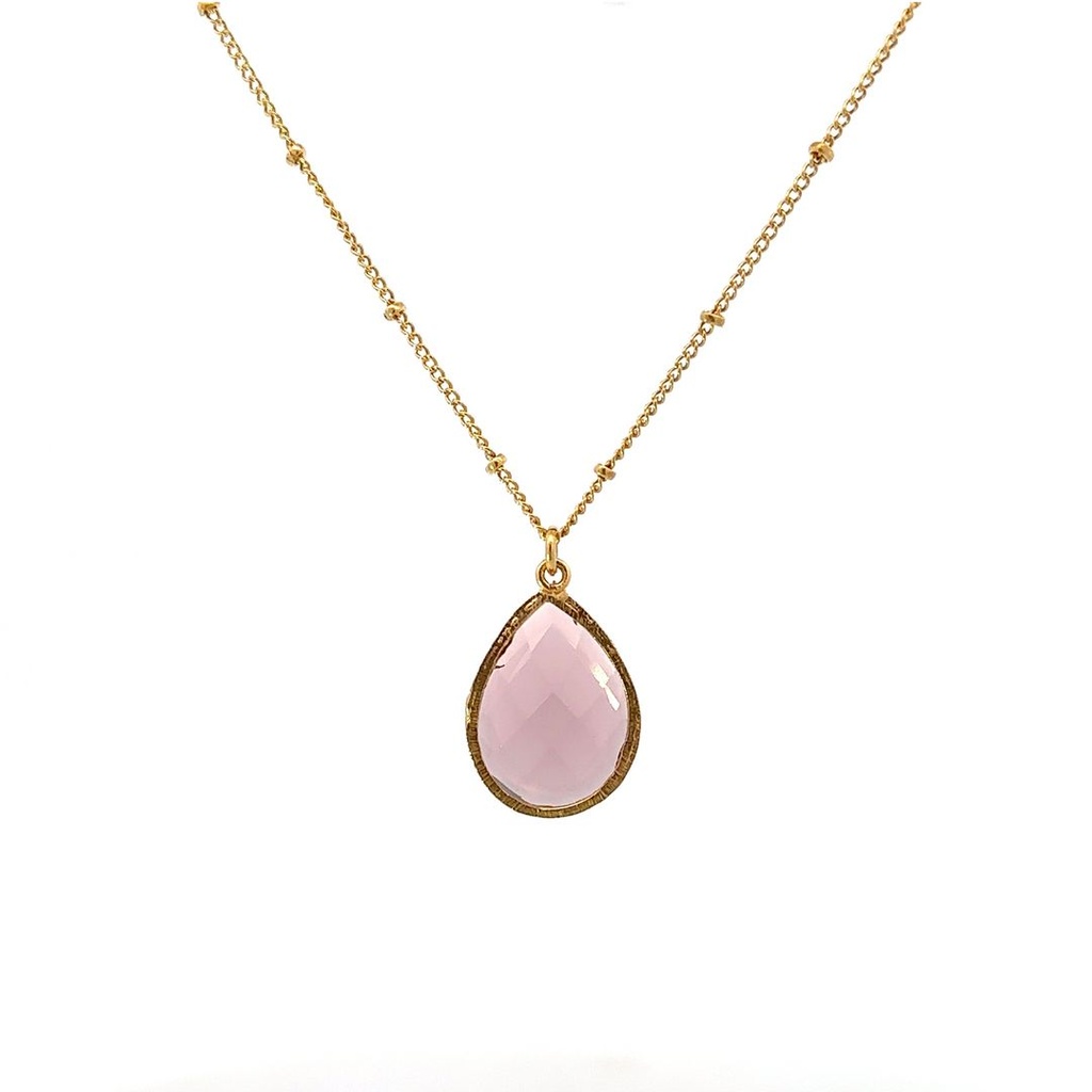 Necklace | Lotus Flower with Mixed Stones