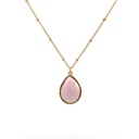 Necklace | Lotus Flower with Mixed Stones