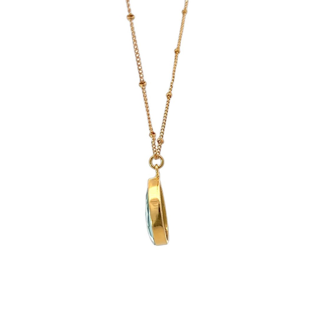 Necklace | Lotus Flower with Mixed Stones
