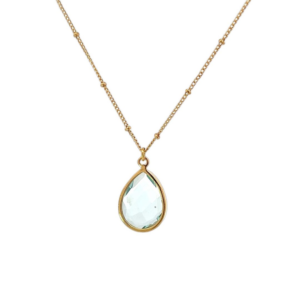 Necklace | Lotus Flower with Mixed Stones