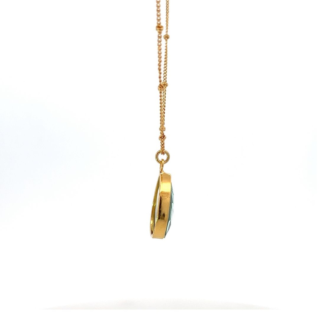 Necklace | Lotus Flower with Mixed Stones