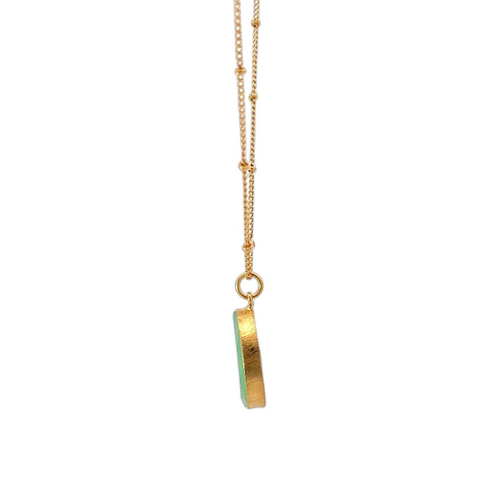Necklace | Lotus Flower with Mixed Stones