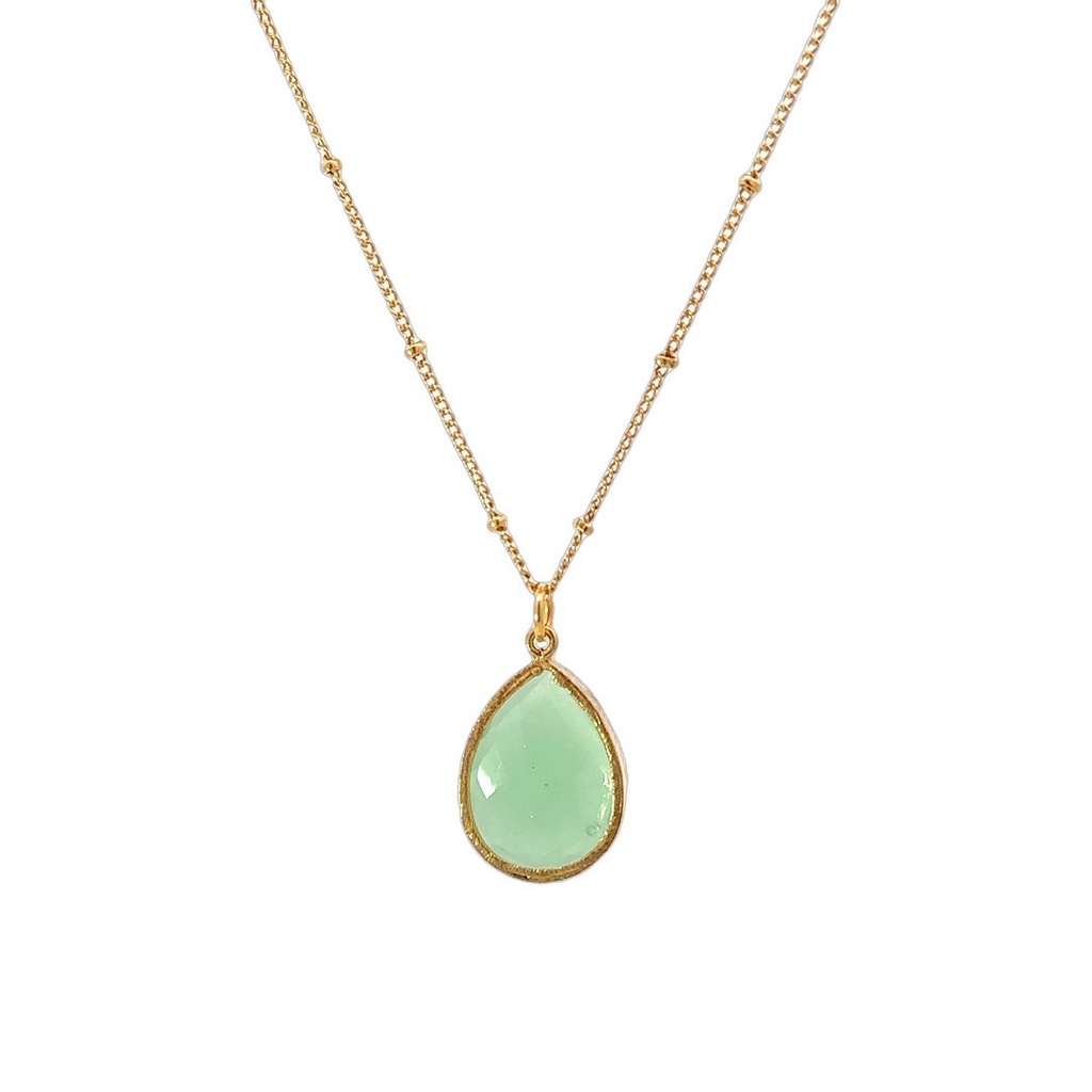Necklace | Lotus Flower with Mixed Stones