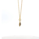 Necklace With Labradorite  Gems | Gold Plated Brass