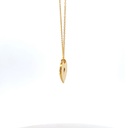 Necklace With Moonstone Pendant | Gold Plated Brass