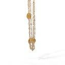 Necklace with Green Pendant | Mixed Stones