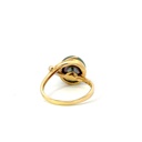18ct Yellow Gold Tahitian Pearl & Diamond Ring