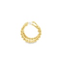 Huggie Hoop Earrings | 10mm x 2mm Ball 9K