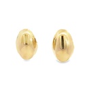 Huggie Hoop Earrings | 10mm x 10mm Rounded 9K