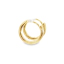 Huggie Hoop Earrings | 10mm x 1.9mm Round 9K