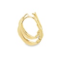 Hoop Style Earrings | 3.6mm Graduating In Size 9K