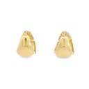 Huggie Hoop Earrings | 8mm x 9mm Graduating 9K Gold