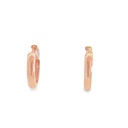 Huggie Hoop Earrings | Classic 10x2.6mm 9K Rose Gold