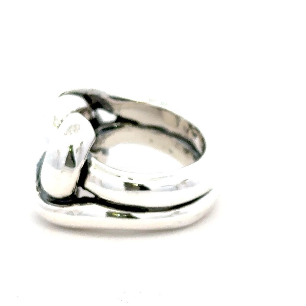 Ring | Chunky Chain Style In Silver