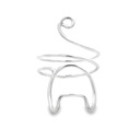 Ring | Cat Outline In Silver