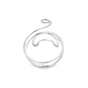 Ring | Cat Outline In Silver