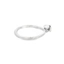 Ring | Folded Silver Leaf Top