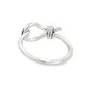 Ring | Loop & Catch In Silver
