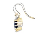 Earrings | Silver Created Sapphire Drops