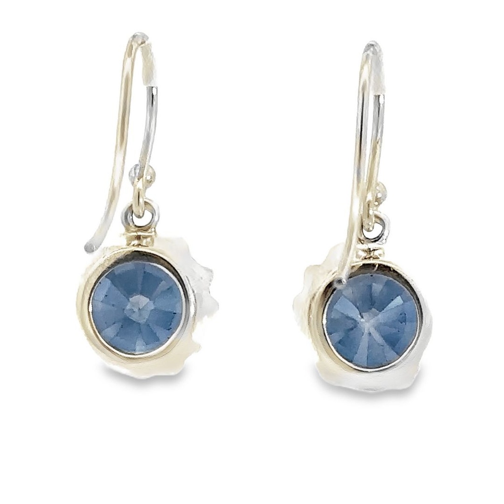 Earrings | Silver Created Sapphire Drops