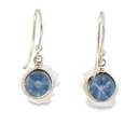 Earrings | Silver Created Sapphire Drops