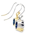 Earrings | Silver Created Sapphire Drops