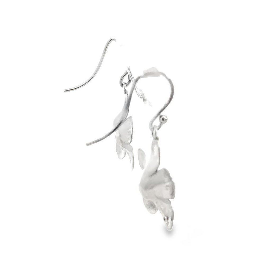Earrings | Silver Frangipanies